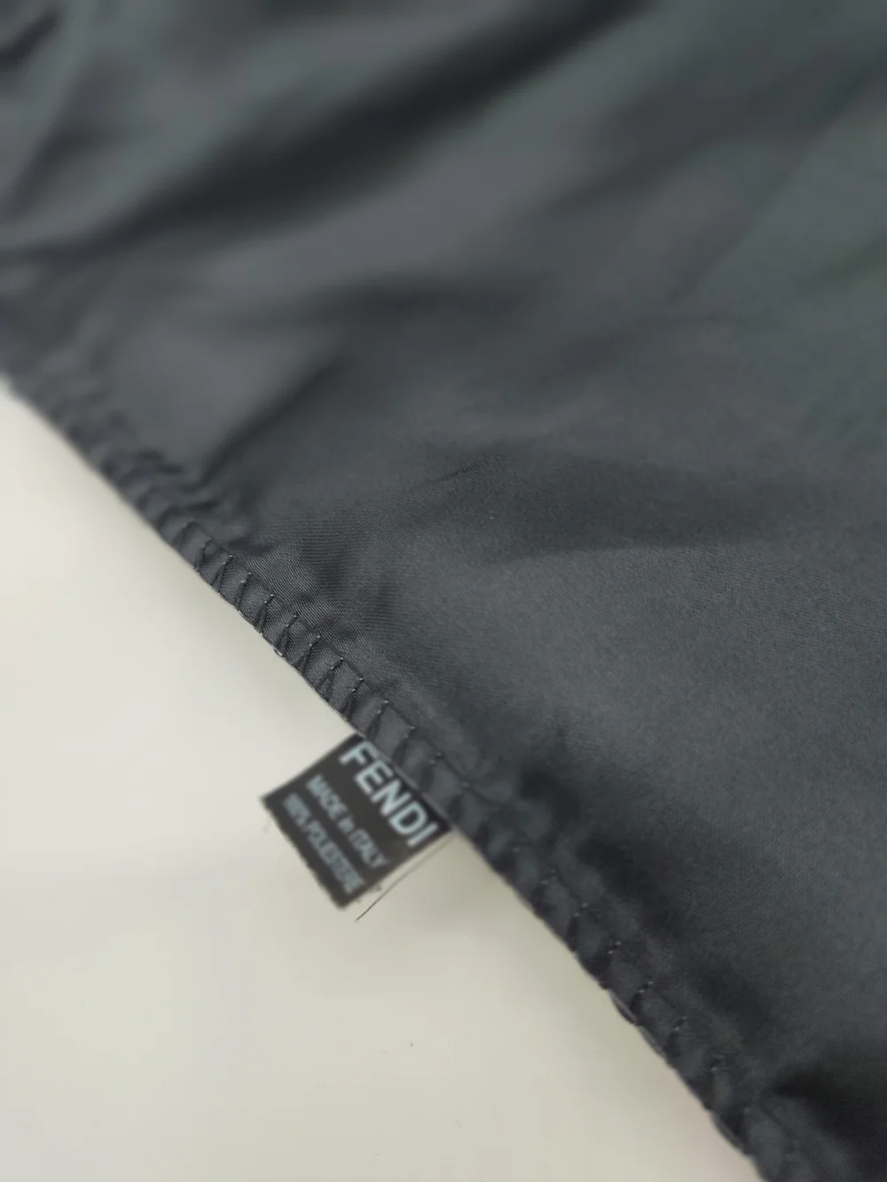 FENDI Black Dust Bag XL Drawstring Storage Pouch Italy 14x14.5 Luxe EUC
